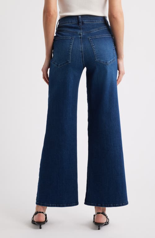 Frame Le Slim Palazzo High Waist Wide Leg Jeans In Blue