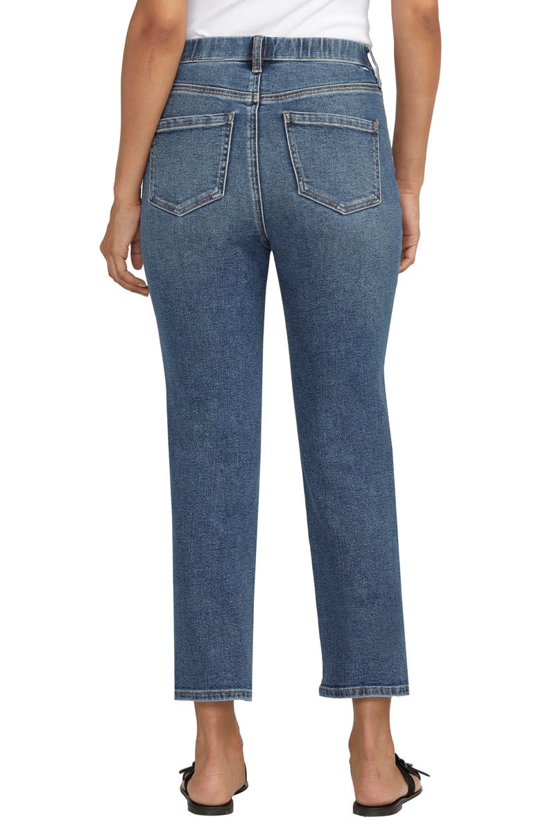JAG Valentina Pull-On High Waist Crop Straight Leg Jeans, Alternate, color, 