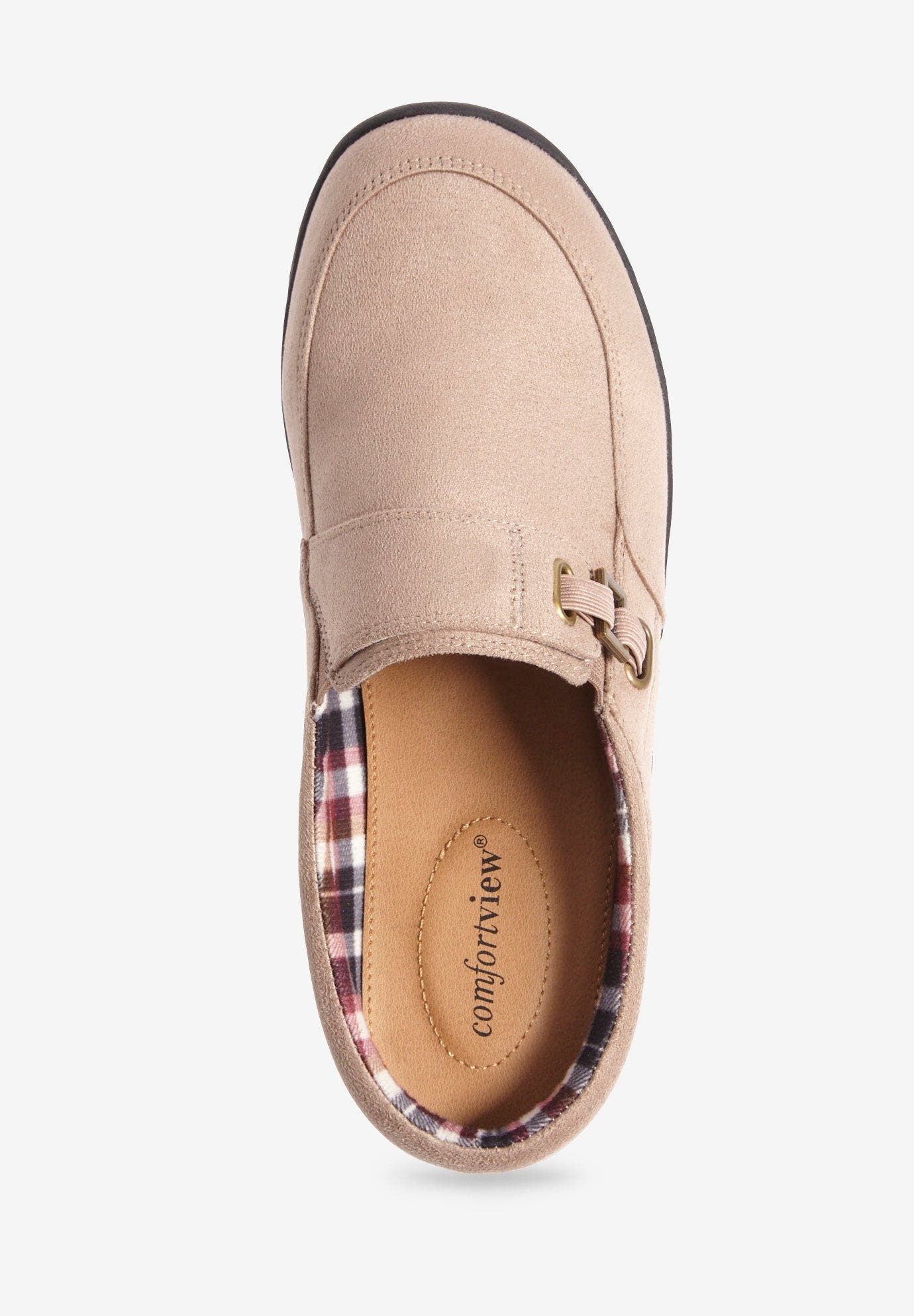 The Joy Slip On Mule, Alternate, color, DARK TAUPE
