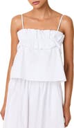 Solid & Striped The Sophie Cotton Ruffle Camisole