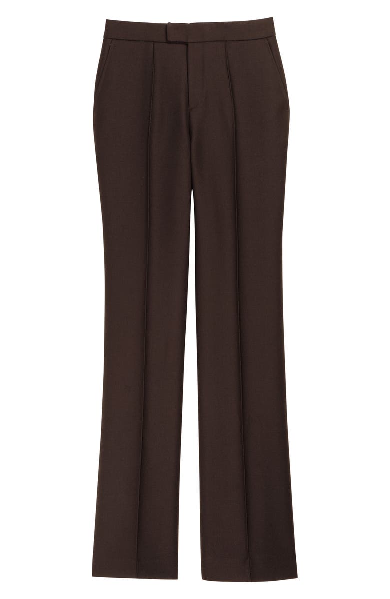 SUISTUDIO Ally Pintuck Seam Wool Trousers, Alternate, color, 