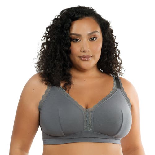 Parfait Dalis Wire Free Bralette In Charcoal