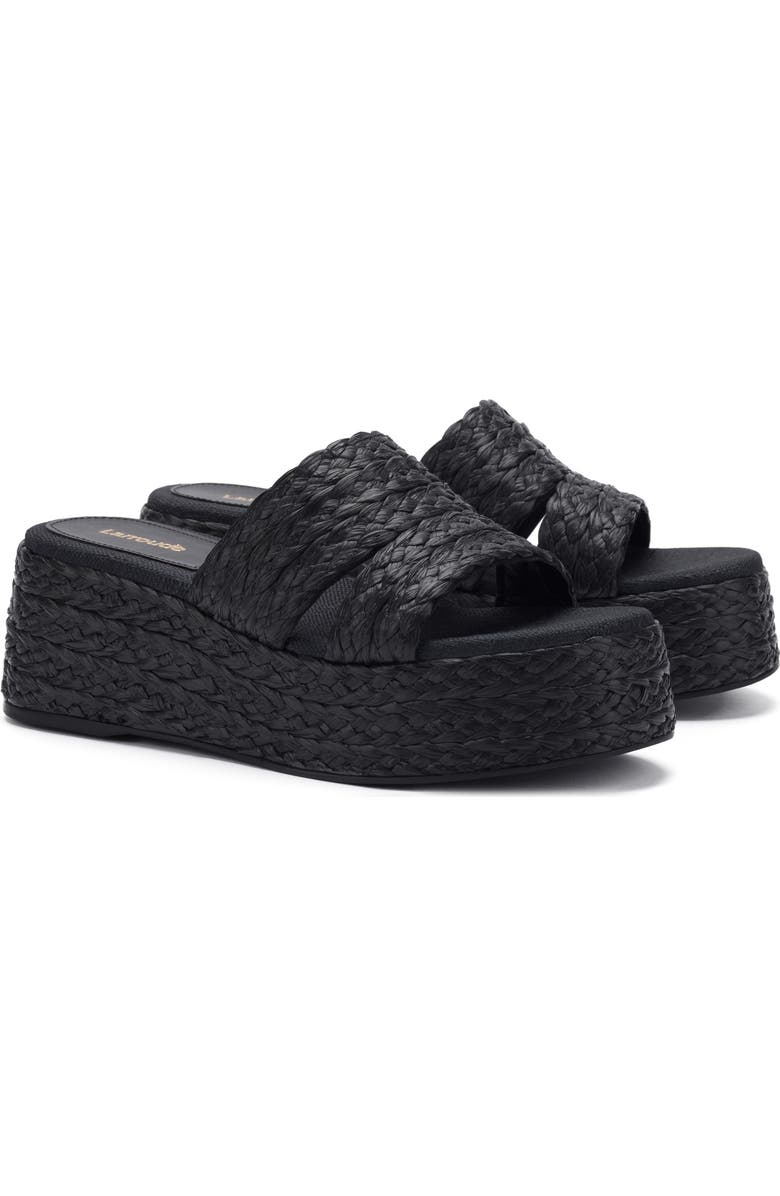 Larroudé Ash Platform Sandal, Main, color,