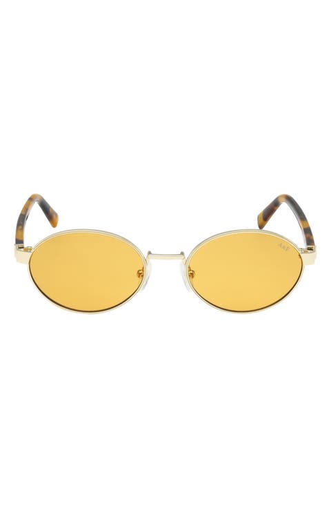 51mm Oval Sunglasses