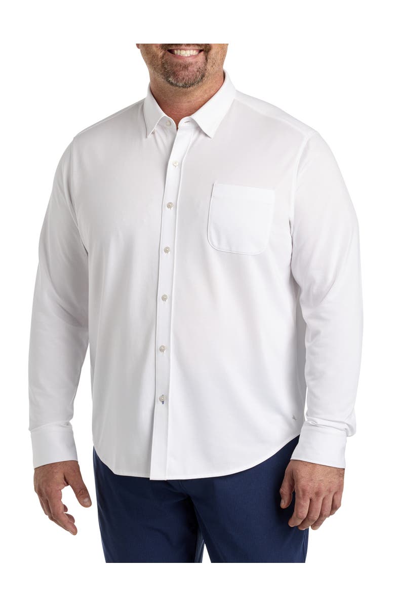 Tommy Bahama Big & Tall San Lucio IslandZone<sup>®</sup> Stretch Shirt, Alternate, color, White