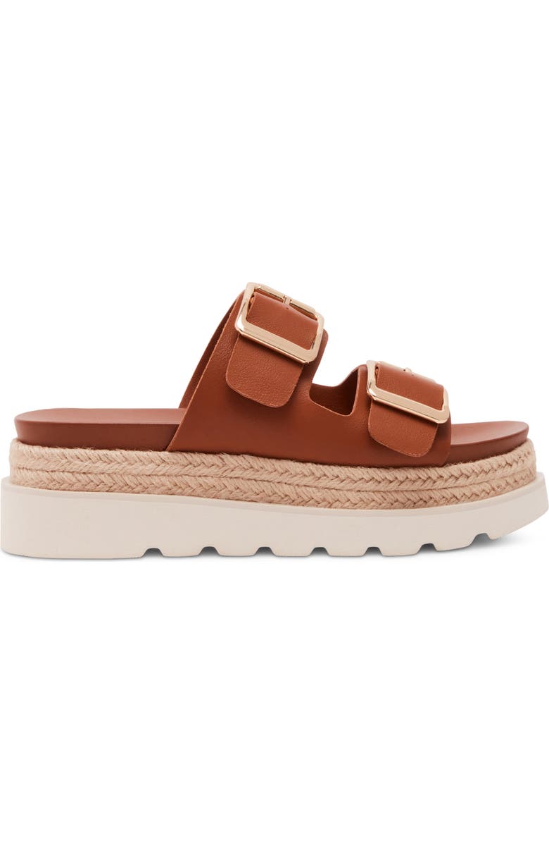 Madden Girl <p>Mythicall Platform Slide Sandal (Women)</p>, Alternate, color, Dark Caramel