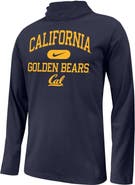 Nike Youth Nike Navy Cal Bears Stacked Logo Hoodie Long Sleeve T-Shirt
