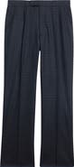 Thom Browne Windowpane Cotton & Wool Trousers