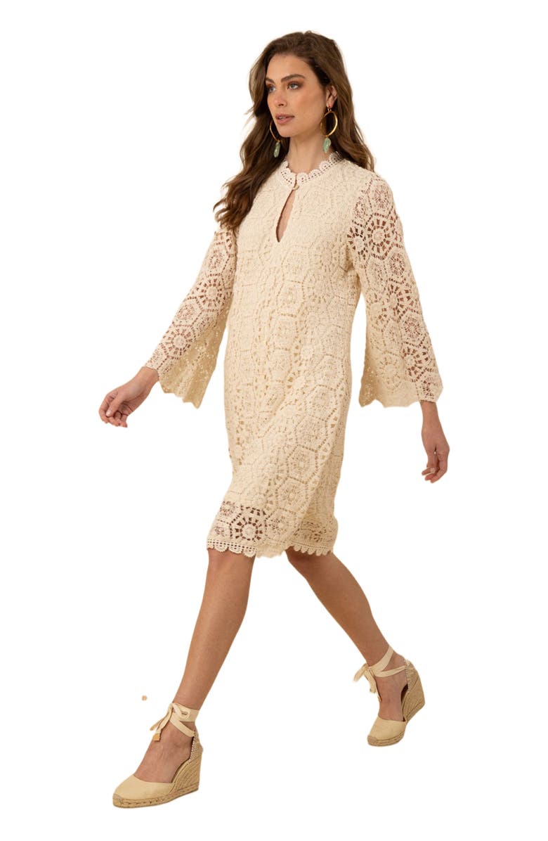 Hale Bob Amirah Crochet Dress, Alternate, color, 