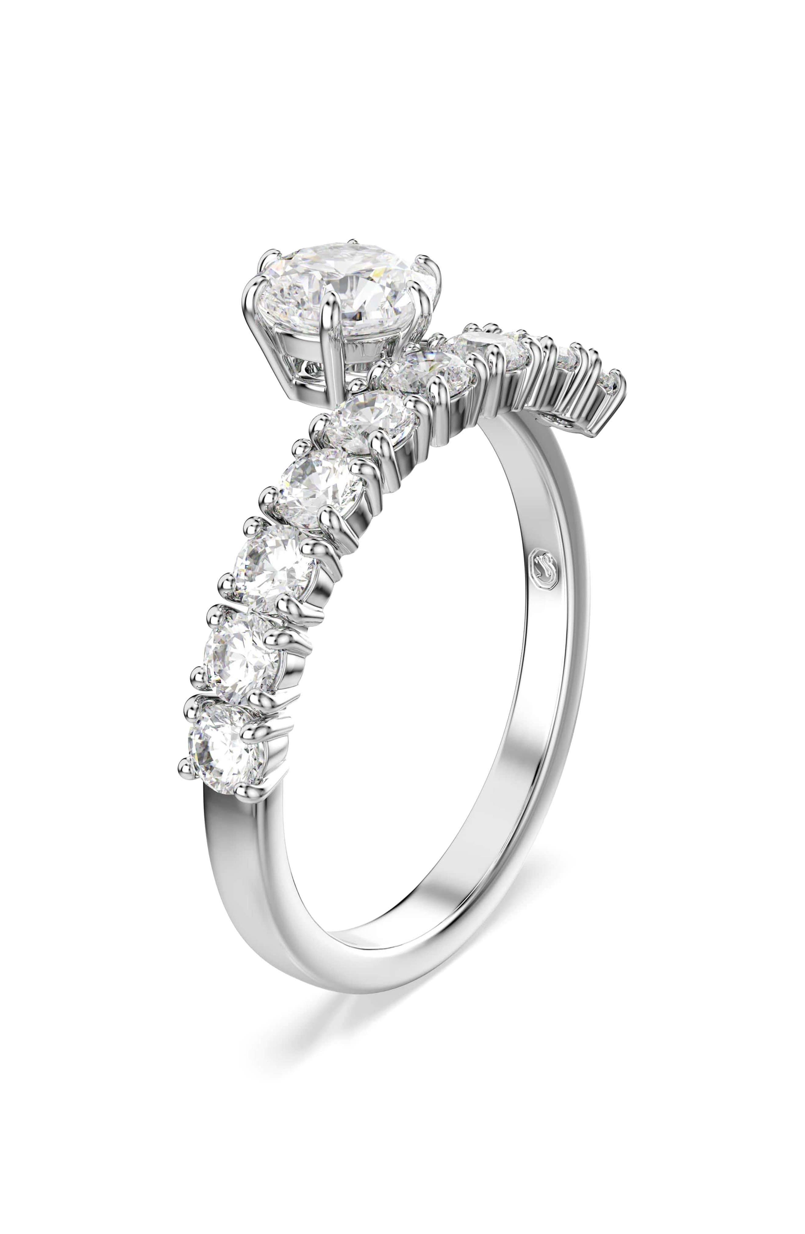 Swarovski Matrix Cubic Zirconia Open Ring (Women) | Nordstrom