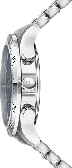 Master Bracelet Strap Chronograph Watch, 43mm