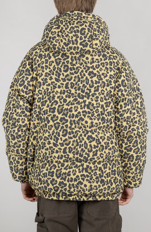 Stan Ray Ultralight Water Repellent Down Jacket In Leopard Camo