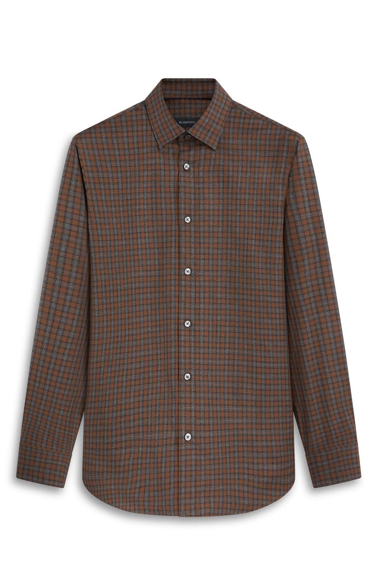 Bugatchi Karl Check Button-Up Shirt, Alternate, color, 