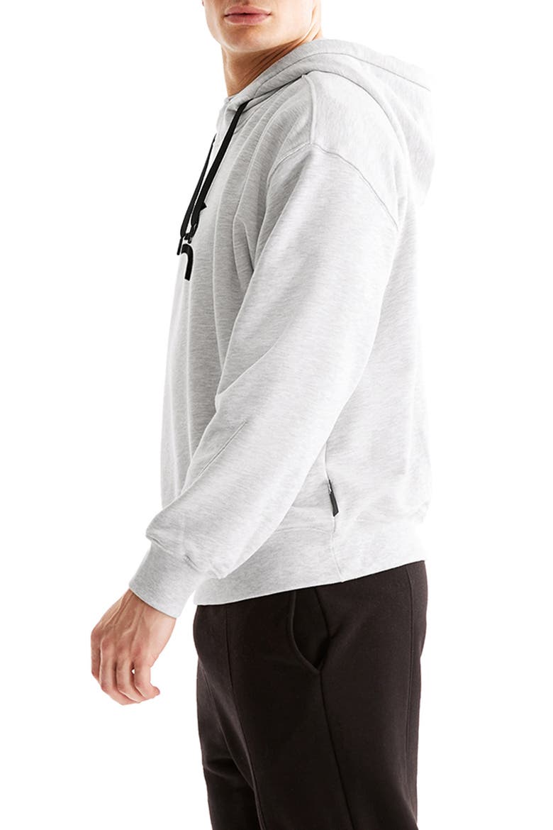 Club Oversize Organic Cotton Blend Hoodie, Alternate, color, CRATER