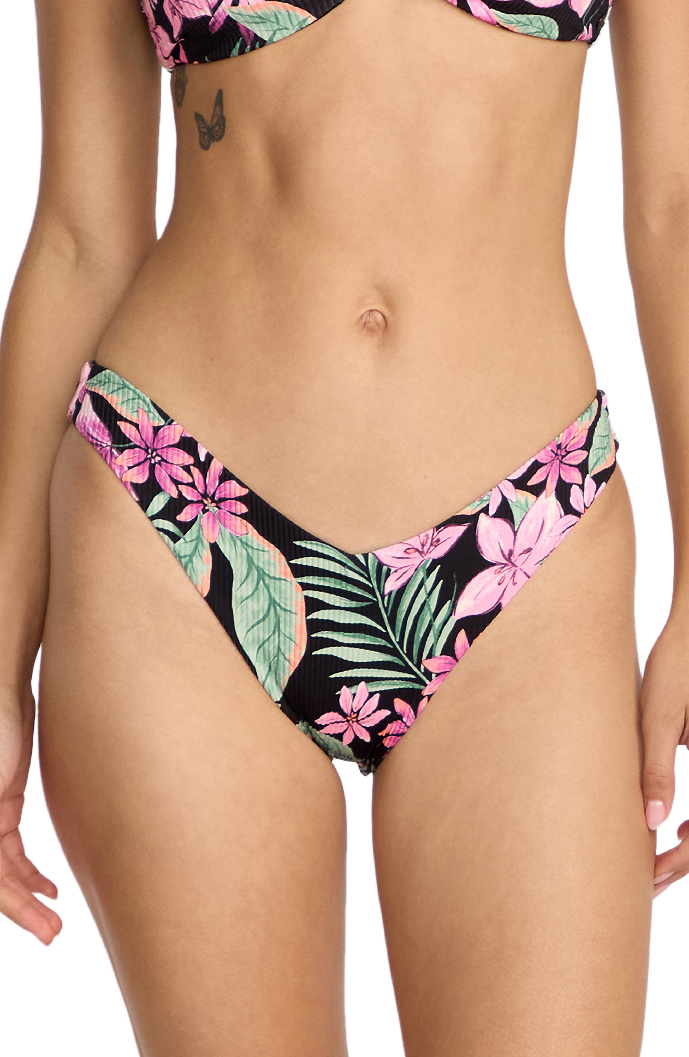 Gritty Aloha 'V' Bikini Bottoms
