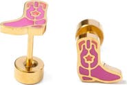 Pip Pop Cowboy Boot Stud Earrings