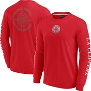 FANATICS Men's Fanatics Red LA Clippers Elements Strive Long Sleeve T-Shirt