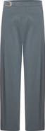 PCFG Cotton Blend Striped Woven Pant With Belt