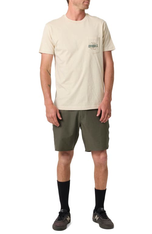 O'neill Name Badge Pocket Graphic T-shirt In Neutral