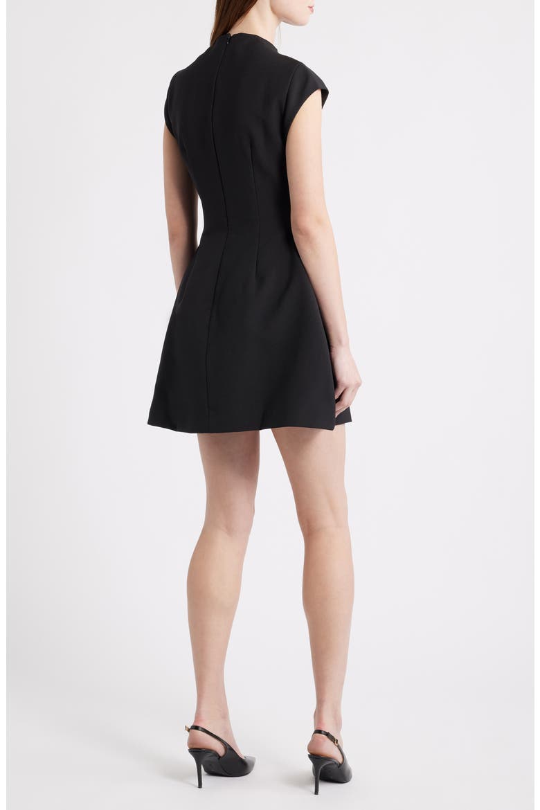 The Ultimate Muse Cap Sleeve Minidress, Alternate, color, BLACK