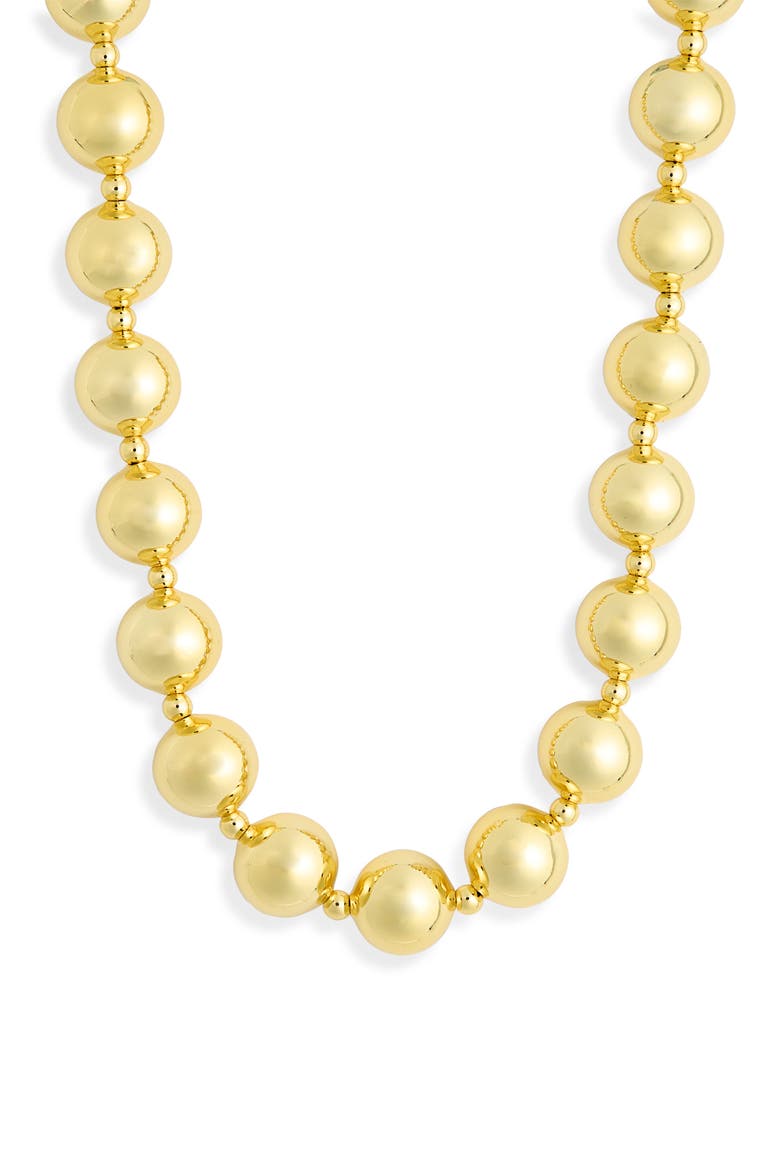Chunky Ball Chain Necklace, Main, color, GOLD