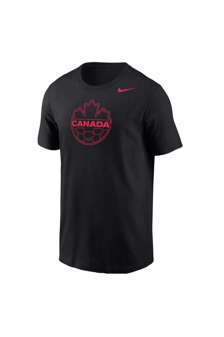 Men's Nike  Black Canada Soccer Crest T-Shirt, Main, color, Black