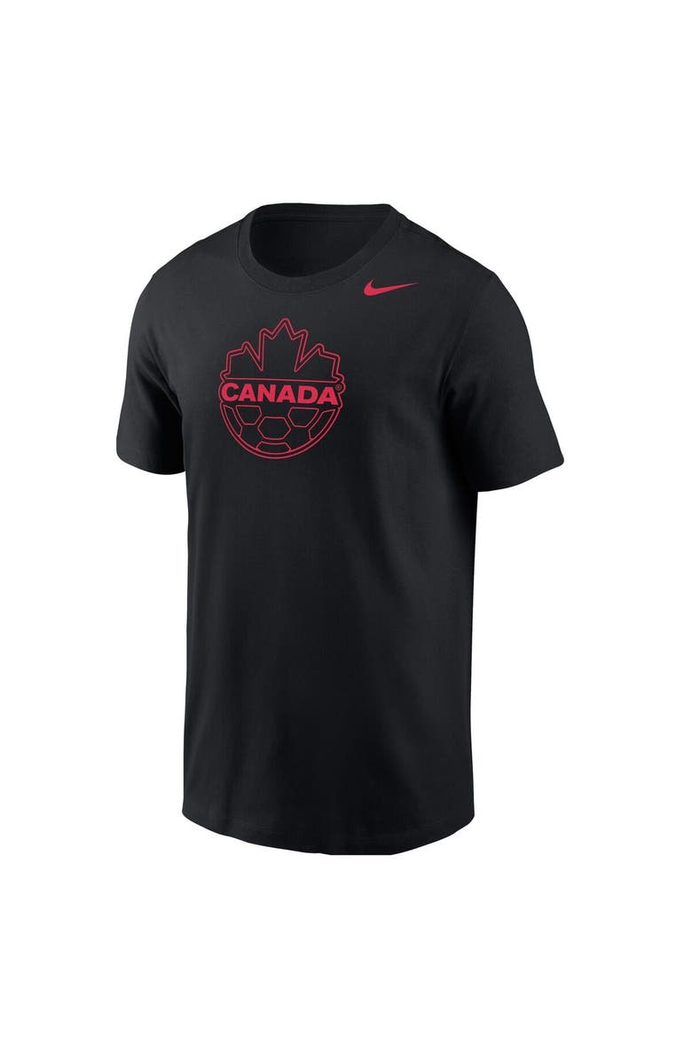 Nike Men's Nike Black Canada Soccer Crest T-Shirt, Main, color, Black