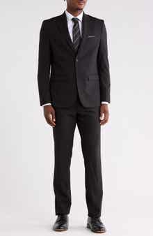 Solid Notch Lapel Suit