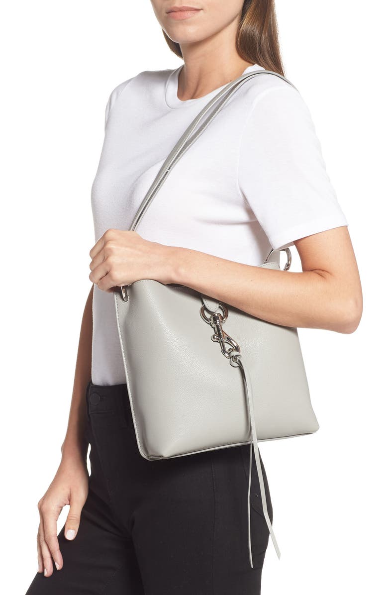 Rebecca Minkoff Small Megan Leather Crossbody Feed Bag, Alternate, color,