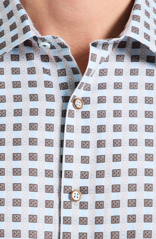 Robert Graham Ostin Long Sleeve Button-up Shirt In Gray