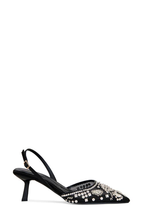 Azalea Wang Valeriy Ankle Strap Pointed Toe Pump In Black