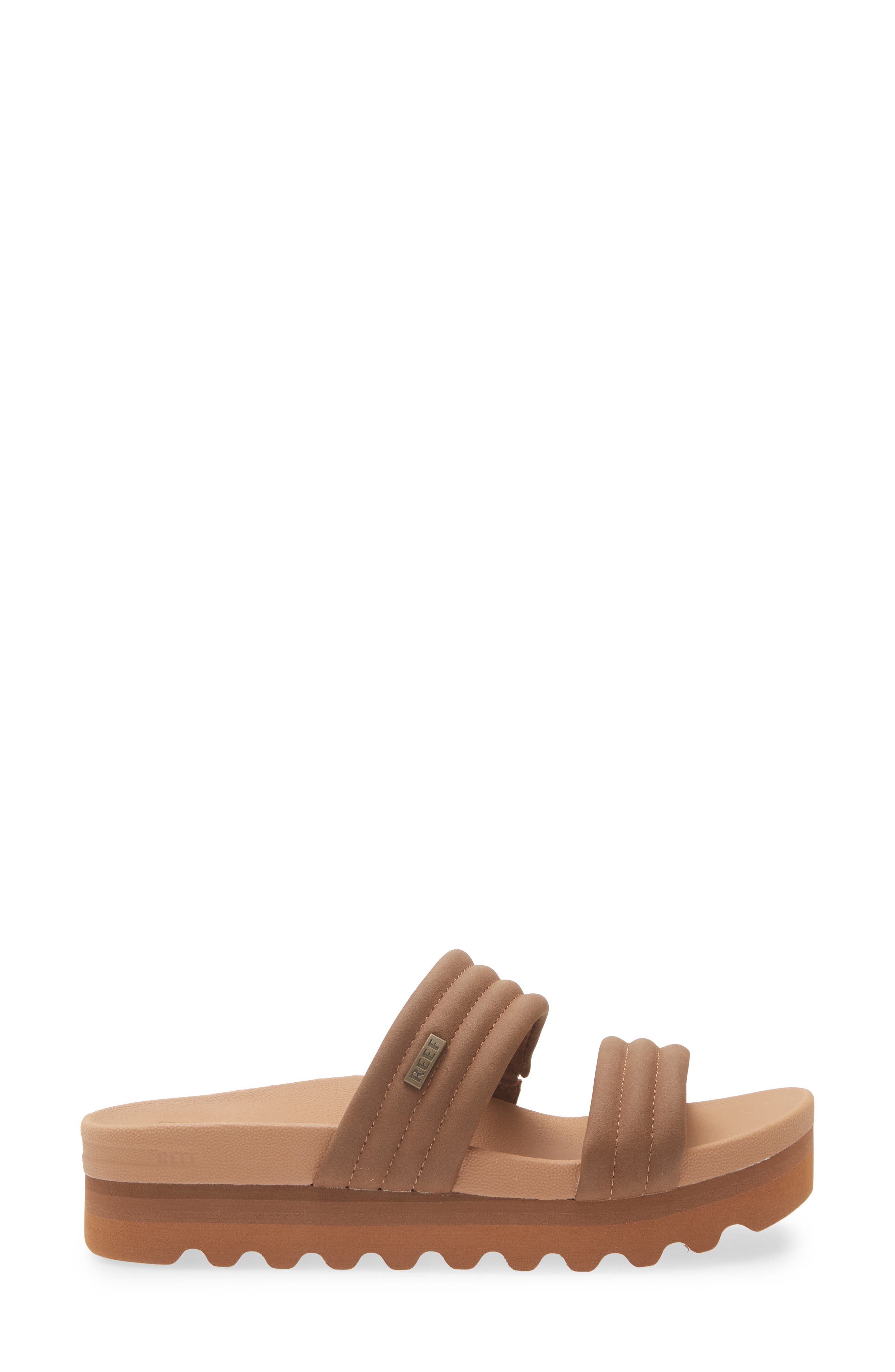 Reef Kaia 2 Bar Slide Sandal, Alternate, color, Chocolate