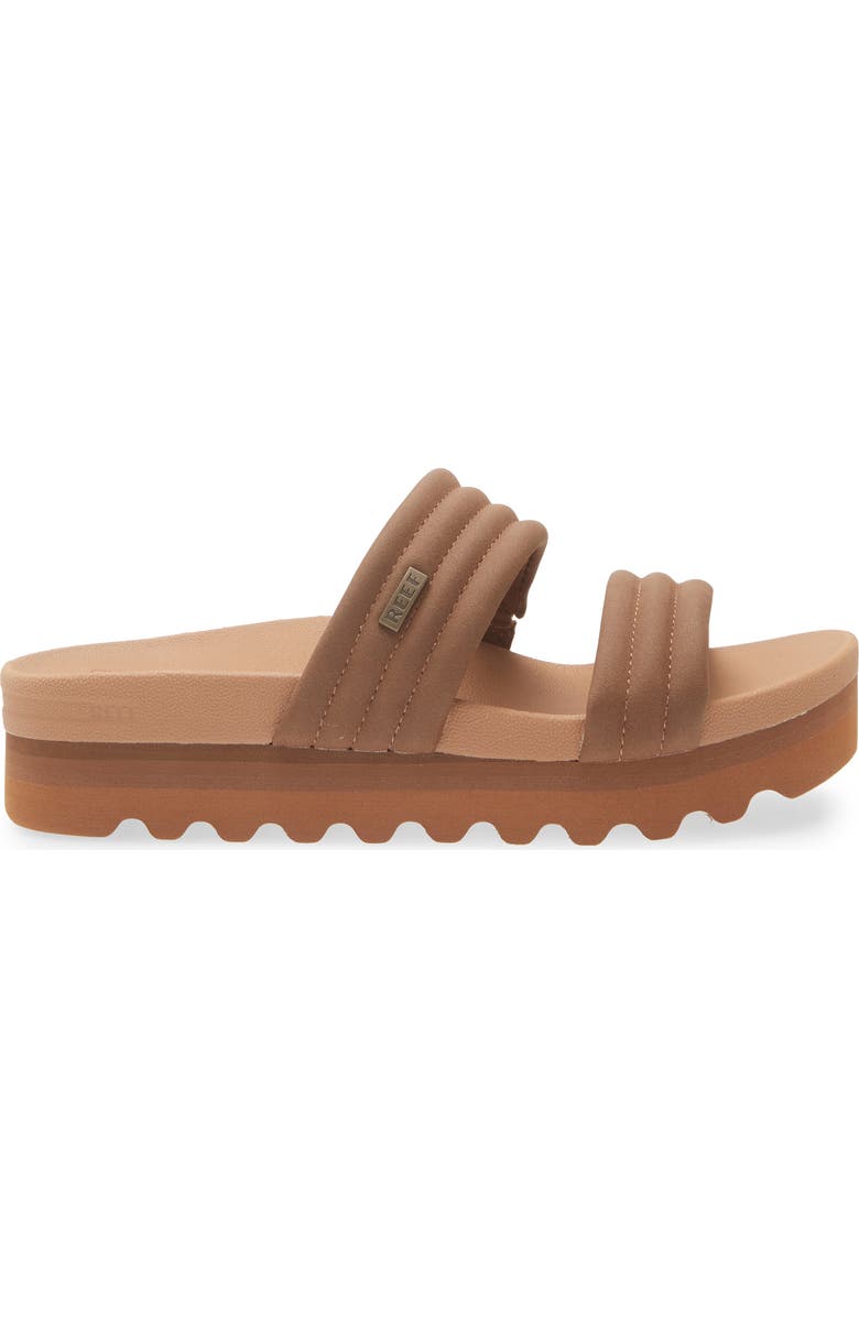 Reef Kaia 2 Bar Slide Sandal, Alternate, color, Chocolate