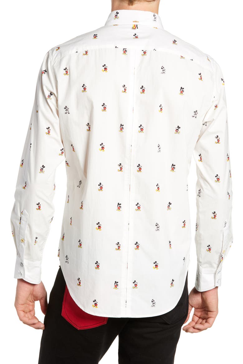 Mickey Mouse Fit 2 Tomlin Sport Shirt, Alternate, color, WHITE MULTI