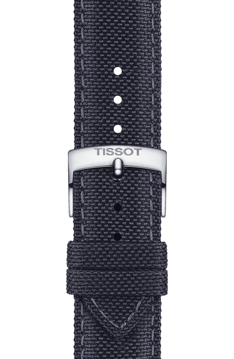 Tissot 21mm Fabric Watch Strap, Alternate, color,