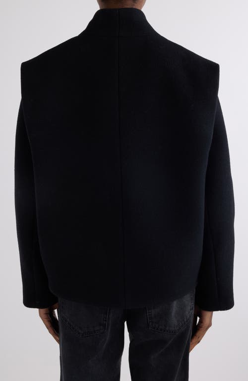 Isabel Marant Dyogo Wool Blend Felt Jacket In Black