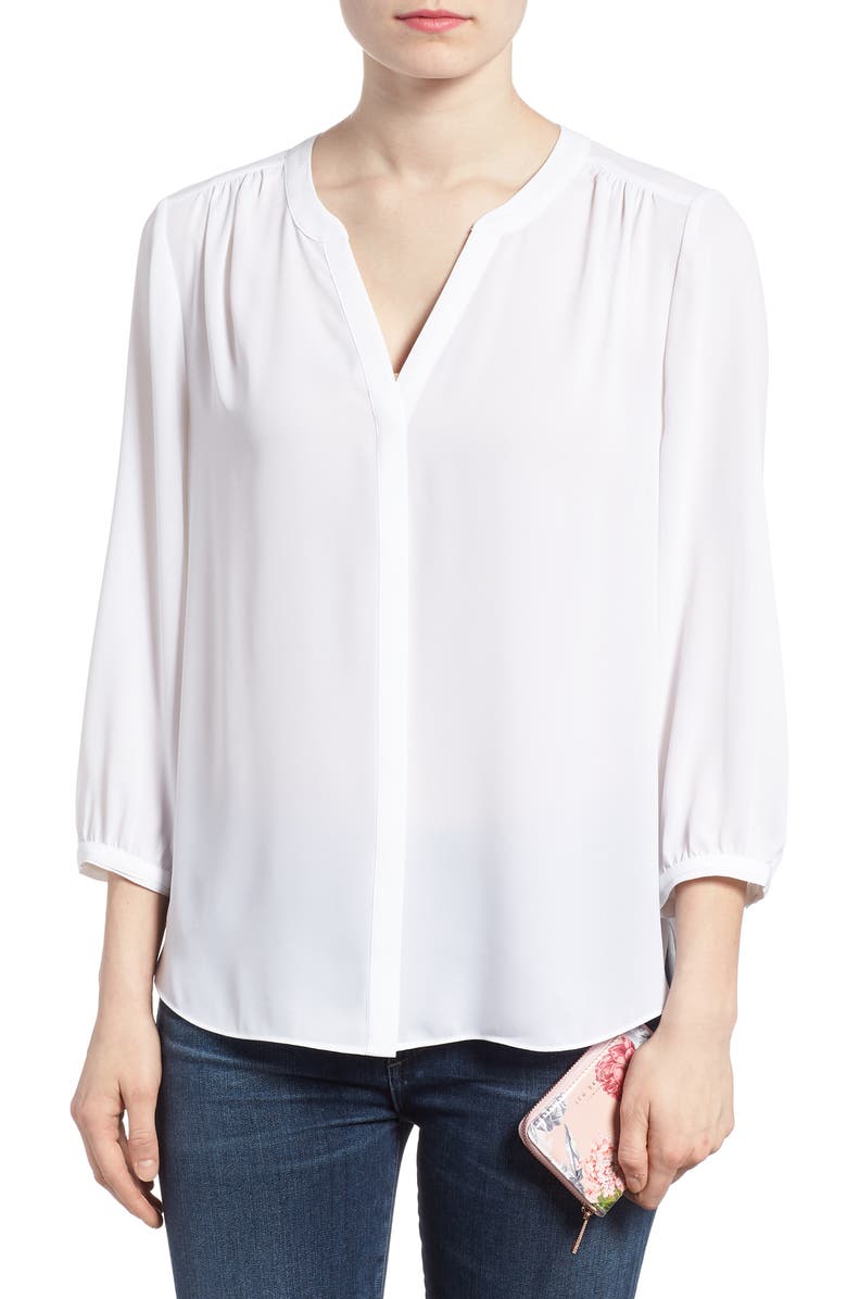 Ted Baker London Darla Palace Gardens Leather Zip Coin Purse, Alternate, color,