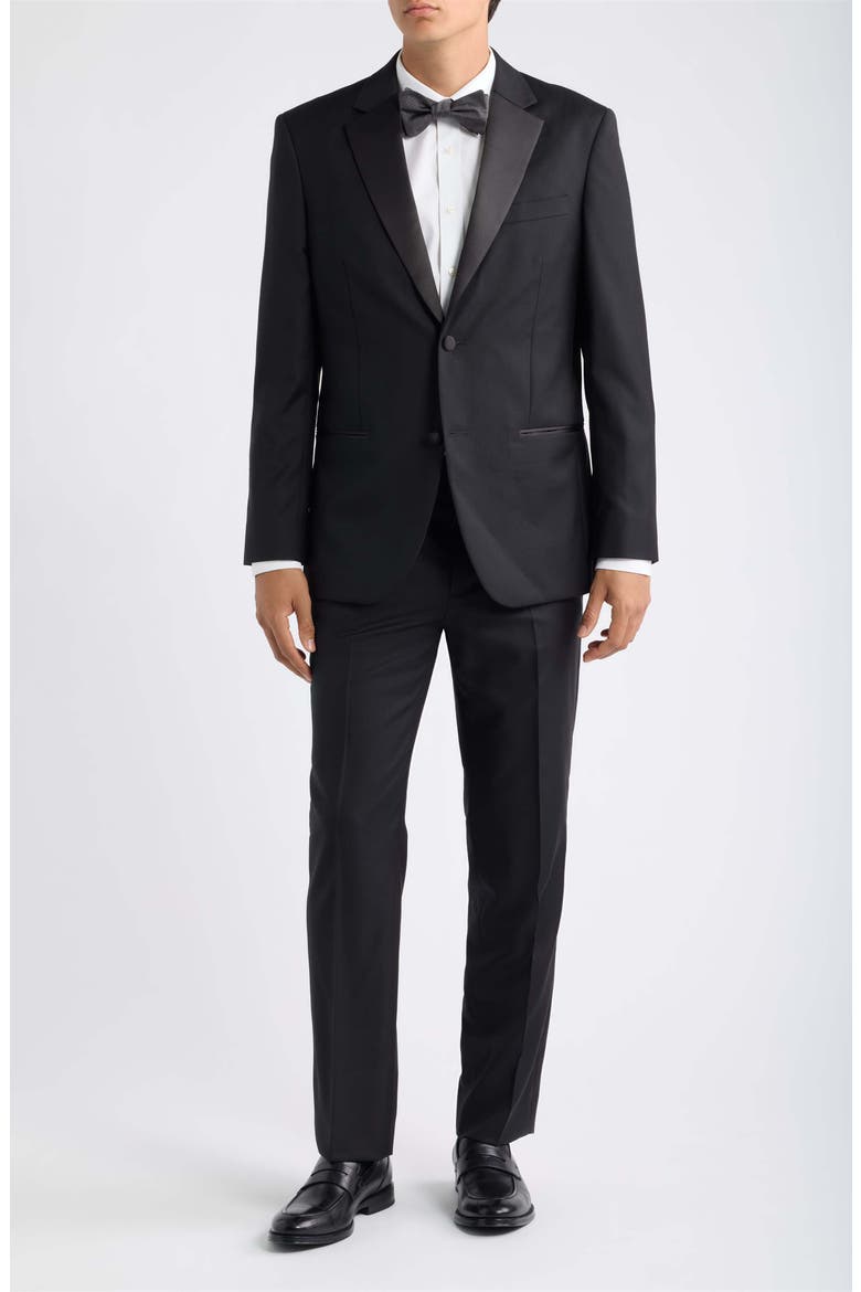 Henrik Virgin Wool Tuxedo, Main, color, BLACK