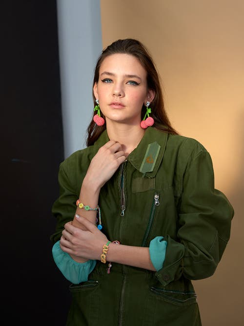 Venessa Arizaga Lucky Rainbow Bracelet In Rainbow