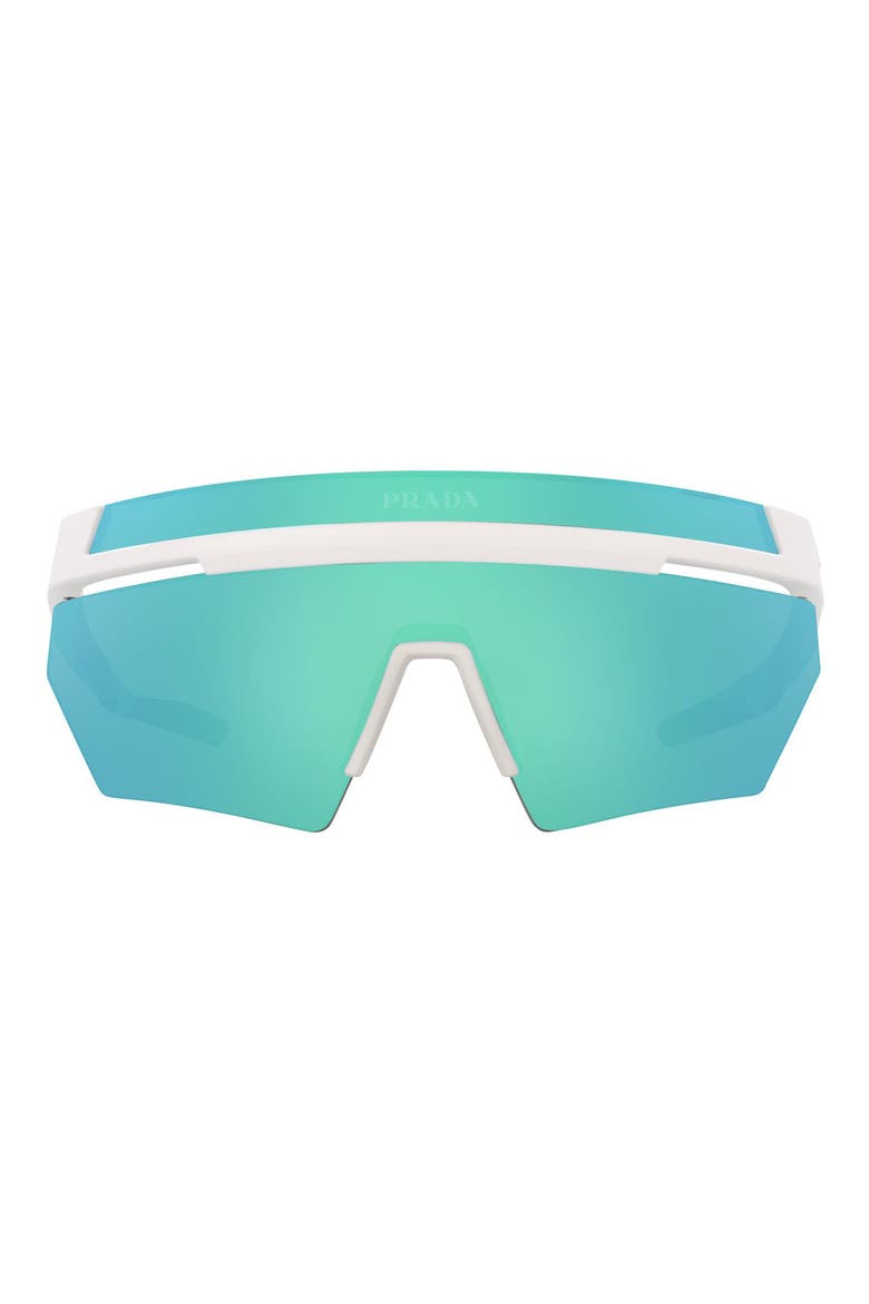 Shield Sunglasses, Main, color, WHITE