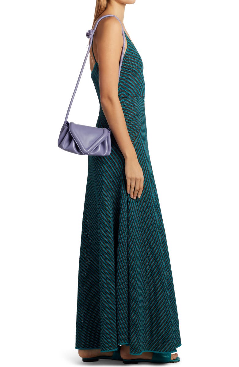 Bottega Veneta Small Beak Triangle Flap Leather Shoulder Bag, Alternate, color,