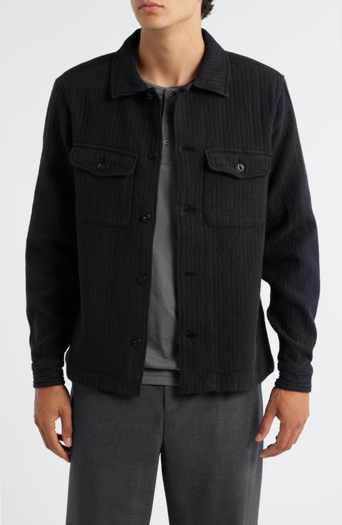 Quilted Organic Cotton Shirt Jacket