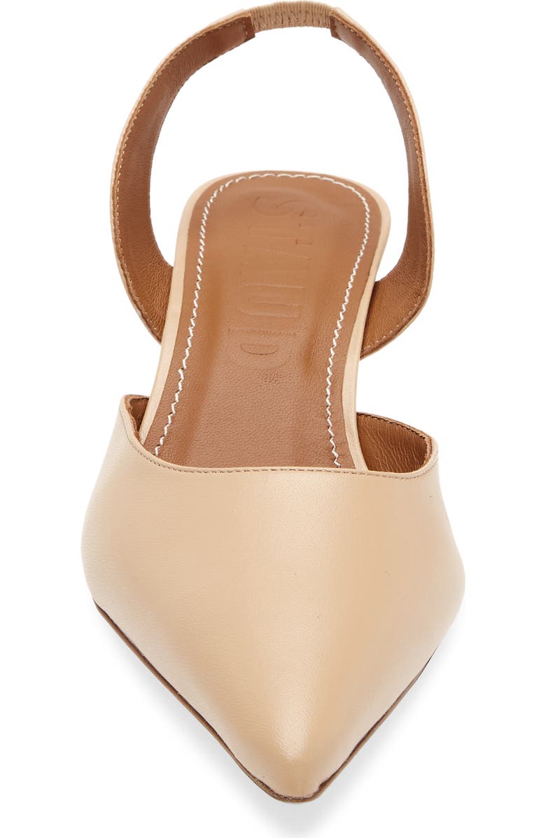 STAUD Sebastion Slingback Pointed Toe Pump, Alternate, color, Porcini