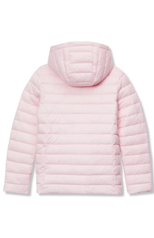 Lands' End Kids Thermoplume Packable Hooded Jacket In Pink
