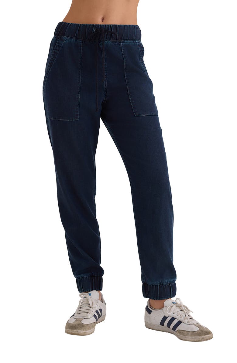Bella Dahl Pocket Joggers, Main, color, Midnight Rinse Print
