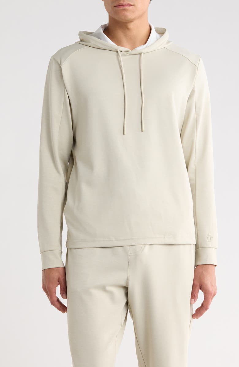Original Penguin Midweight Pullover Hoodie, Main, color, Agate Silver Heather