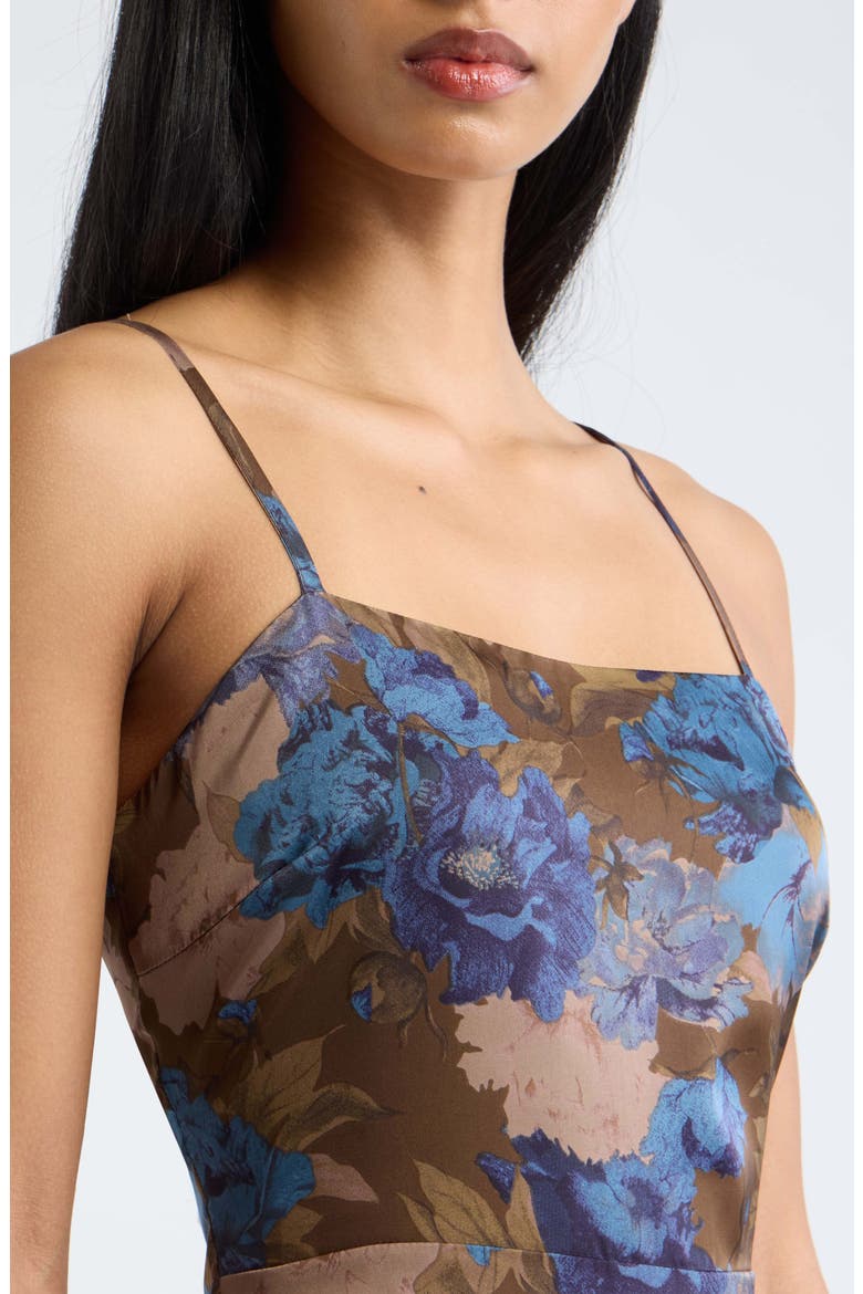 Austin Floral Maxi Dress, Alternate, color, NAVY FLORAL