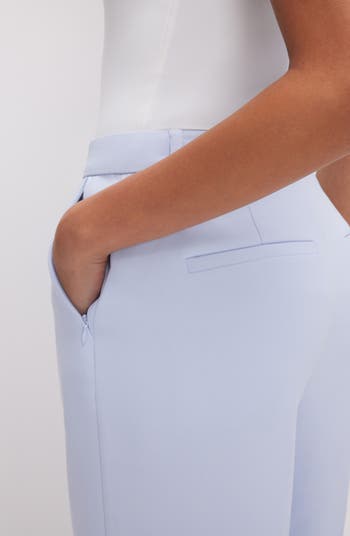 Luxe Suiting Column Wide Leg Trousers