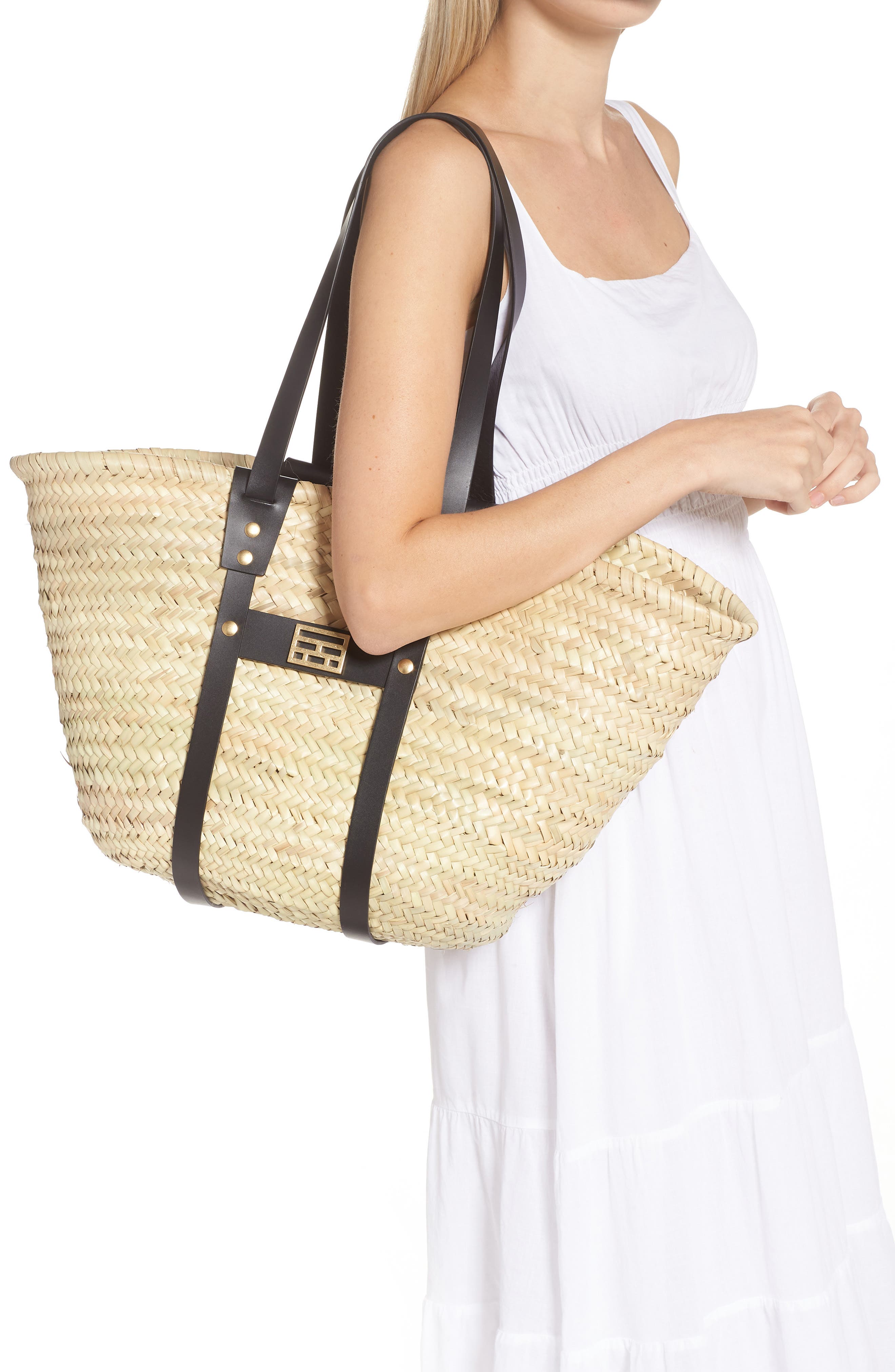 FRAME Straw Tote, Alternate, color, 