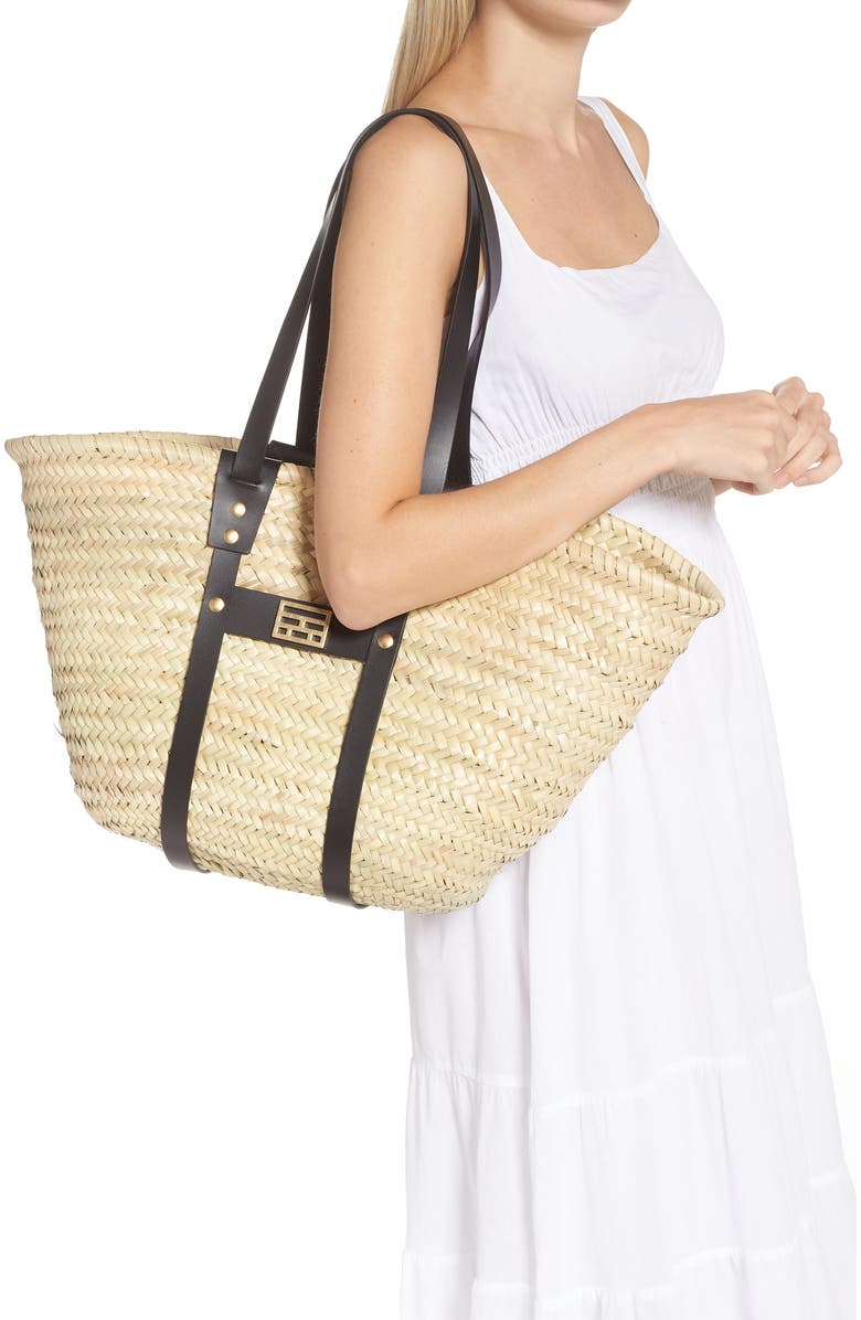 FRAME Straw Tote, Alternate, color,